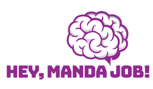 Hey, Manda Job! Logo